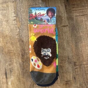 Bob Ross Joy of Painting Socks
